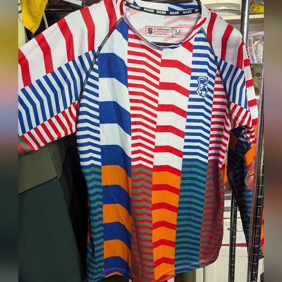 Striped MASH Tech Tee - Picture 4 of 5